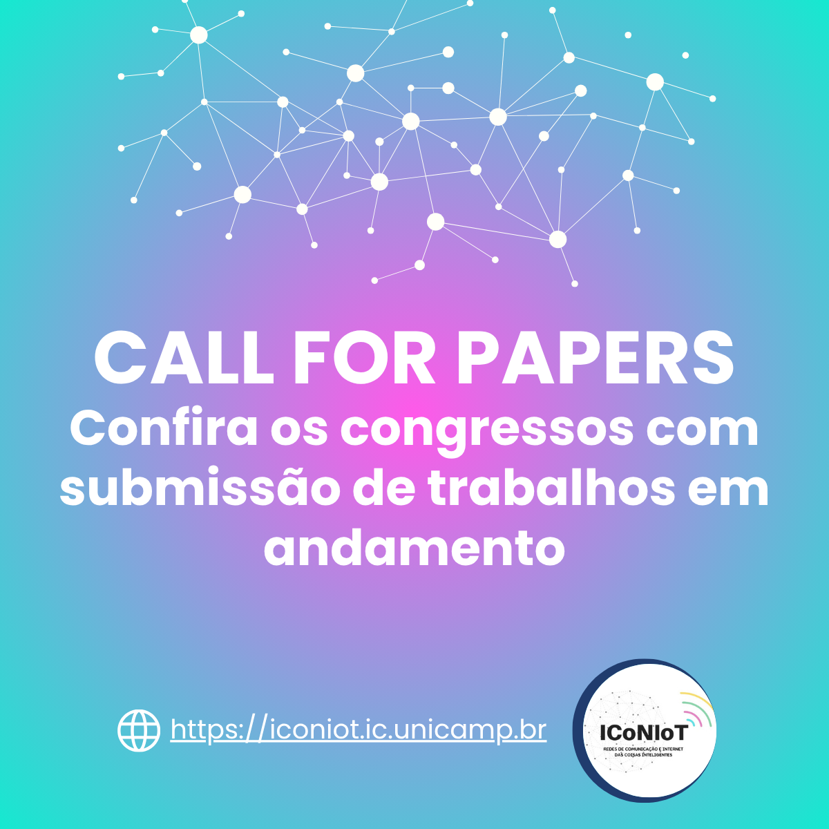 Conferências com chamadas abertas